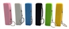 USB Power Bank - 2600mAh Rechargeable Li-Ion Battery - Rectangular "Perfume" ABS Housing