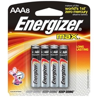 Energizer MAX - AAA - 1.5V - Alkaline Battery - 8-Pack