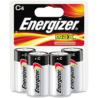 Energizer MAX - C-Cell - 1.5V - Alkaline Battery - 4-Pack
