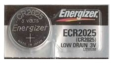 Energizer -  CR2025 - 3V - Lithium Button Battery - Tearstrip 1-Pack