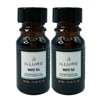 iLLure Fragrance Oils For iLLure Diffuser Pillar Candle - 2 x 0.34 Fluid Ounce Bottles - White Tea