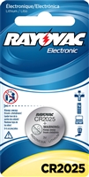 Rayovac -  CR2025 - 3.0V - Lithium Button Battery - 1-Pack