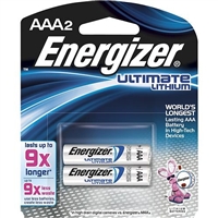 Energizer - AAA - 1.5V - Ultimate Lithium Battery - 2-Pack