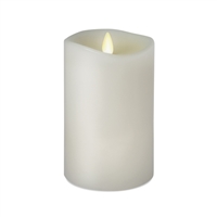 Luminara - 360-Degree Flameless LED Candle - Indoor - Unscented White Wax - Remote Ready - 3" x 6"