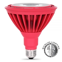Feit Electric - LED Bulb - PAR38 - Weatherproof - Red - 191 Lumens - Non-Dimmable