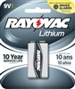 Rayovac - 9V - Lithium Battery - 1-Pack