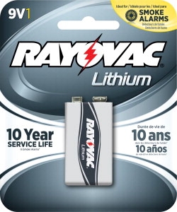 Rayovac - 9V - Lithium Battery - 1-Pack