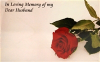 Sm ILM Husband Sympathy Cards  0302019