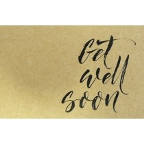 Small Card Get Well Soon Kraft   0303010