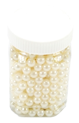 10mm Pearl Beads Tub Ivory. 0411292