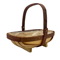 Natural Trug W/Brown Rim  0700450