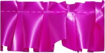 Pre Pleat Ribbon Cerise. 1201122