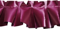 Pre Pleat Ribbon Burgandy. 1201131