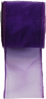 70mm Organza Purple. 1213493