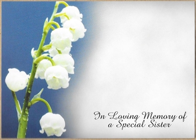 Large Sympathy Card. I.L.M Sister. 1560020