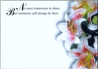 Large Sympathy Card Memories. 1560077