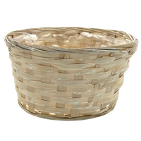 21cm Bamboo Bowl White