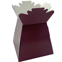 Living Vase Glossy Burgundy