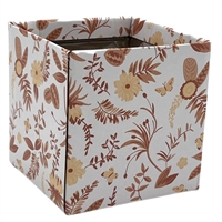 Lined Box Medium White/Terra