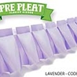 Pre Pleat Ribbon Lavender