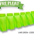 Pre Pleat Ribbon Lime