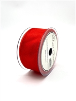 50mm Organza Red (20m)