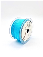 50mm Organza Turquoise (20m)