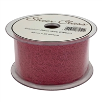 50mm Deco Web Cerise