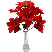 Red Poinsettia x7