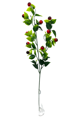 70cm Red Berry & Foliage Spray