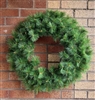 60cm Artificial Evergreen Mountain Wreath - Green