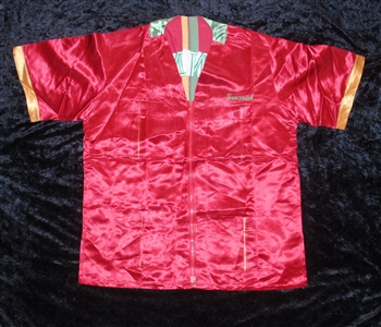 Lennox Lewis Cornerman Jacket belonging to Hall-of-Fame Trainer Emanuel Steward!