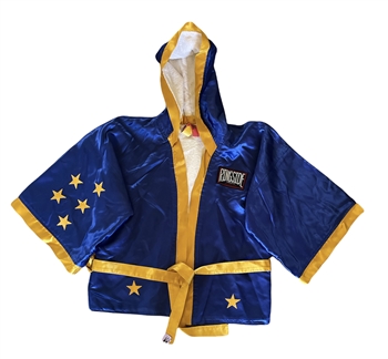 Mark Too Sharp Johnson Fight-Worn Boxing Robe!