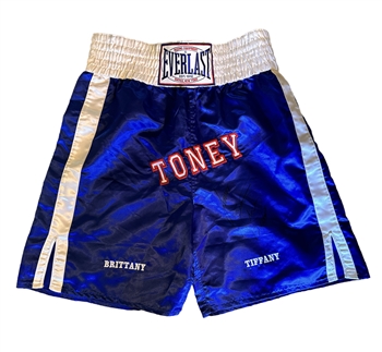 James "Lights Out" Toney Fight Worn and Autographed Trunks!