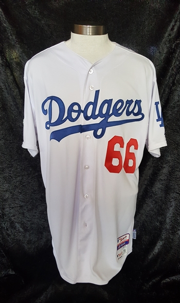 Yasiel Puig 2015 Los Angeles Dodgers Game Worn Complete Uniform #66