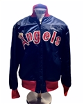 Nolan Ryan's Game Worn / Used & Autographed Circa 1977-79 California Angels Jacket!