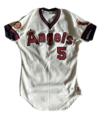 Brian Downing's 1985 California Angels Game Worn Jersey!