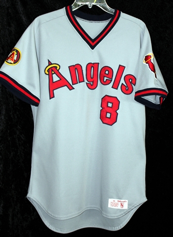 Bob Boone's 1985 California Angels Game-Worn Road Jersey #8