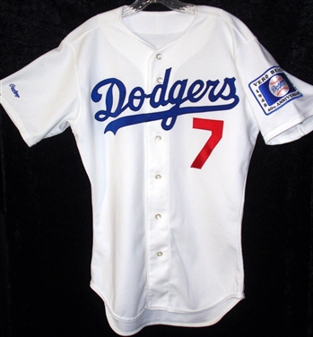 Alfredo Griffin 1988 LA Dodgers Game Used / Worn Jersey
