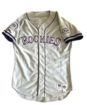 Vinny Castilla 1993 Game Worn Colorado Rockies Jersey!