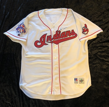 Jose Mesa's 1995 *All-Star* Game Cleveland Indians Game Worn & Autographed Home Jersey