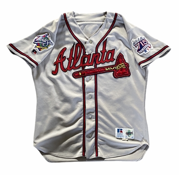 Kevin Millwood 1999 World Series Atlanta Braves Game-Worn Road Jersey!