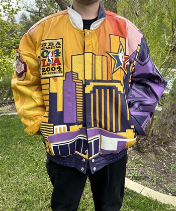 2004 Limited Edition Los Angeles Lakers Jeff Hamilton Leather Jacket!