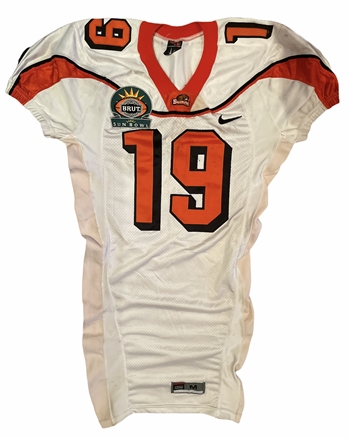 Sammie Straughter's 2006 Oregon St. Beavers Game Worn Sun Bowl Jersey!