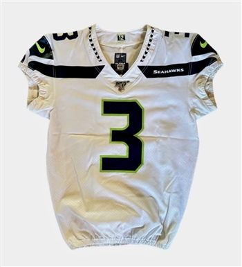 Russell Wilson's 2019 Seattle Seahawks Game-Worn *Photo Matched* Jersey!