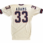George Adams 1986 NFL SUPER BOWL Season Sand-Knit N.Y. Giants Game Jersey!