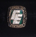 1987 Edmonton Eskimos "Grey Cup" Champions 10K Gold Tie-Tack