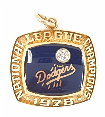 1978 Los Angeles Dodgers 14K Pendant