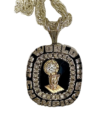 2006 Miami Heat NBA World Champions 14K Gold & Diamond Pendant!