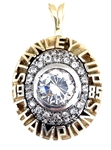 1985 Edmonton Oilers "Stanley Cup" Champions 10K Gold Men's Pendant!